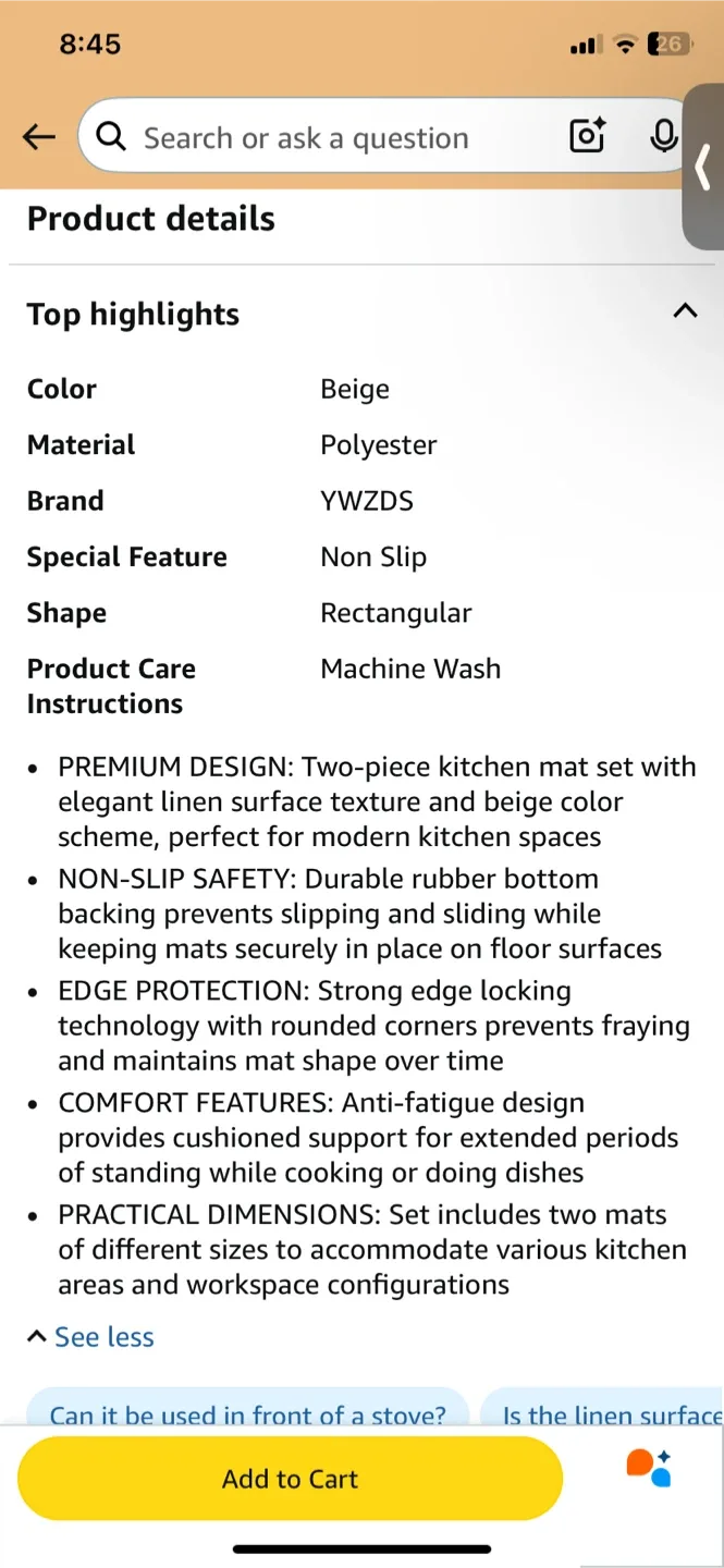 49-Inch Beige Folding Mattress image indicator(9)