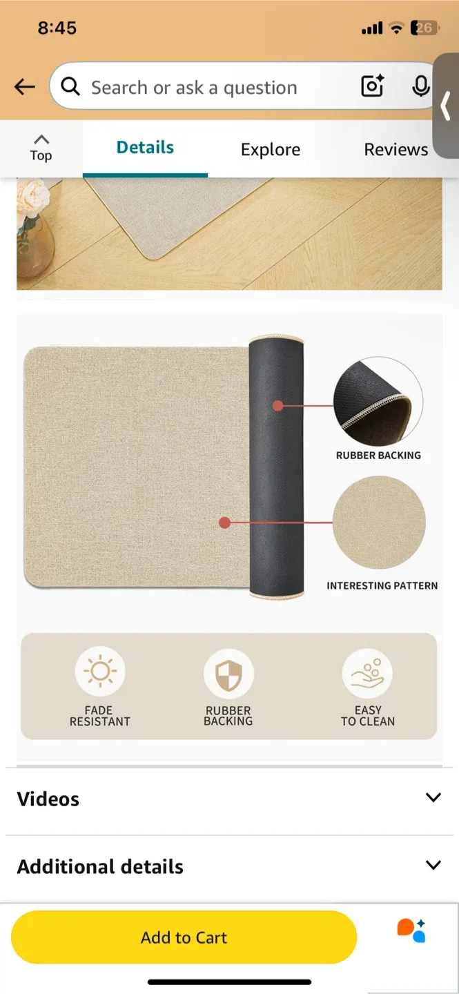 49-Inch Beige Folding Mattress image indicator(10)