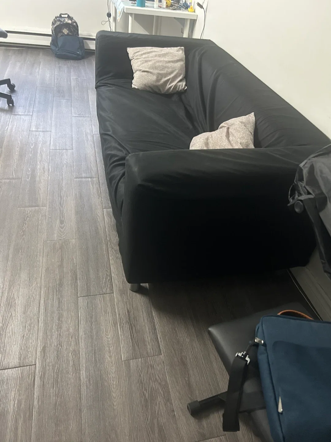 🛋️ Modern Black Sofa – Comfy & Clean! | Only $240 OBO image indicator(2)