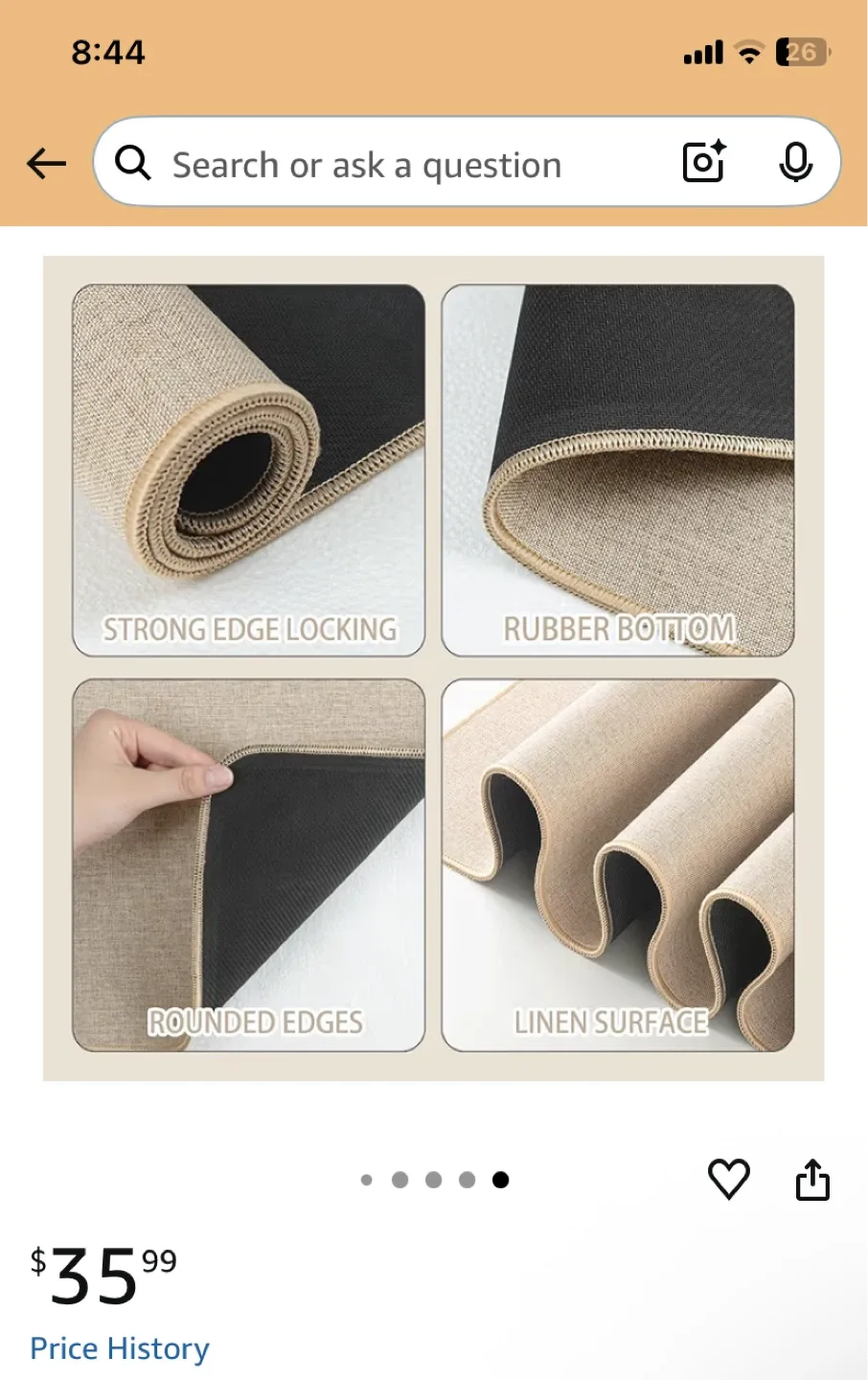 49-Inch Beige Folding Mattress image indicator(8)