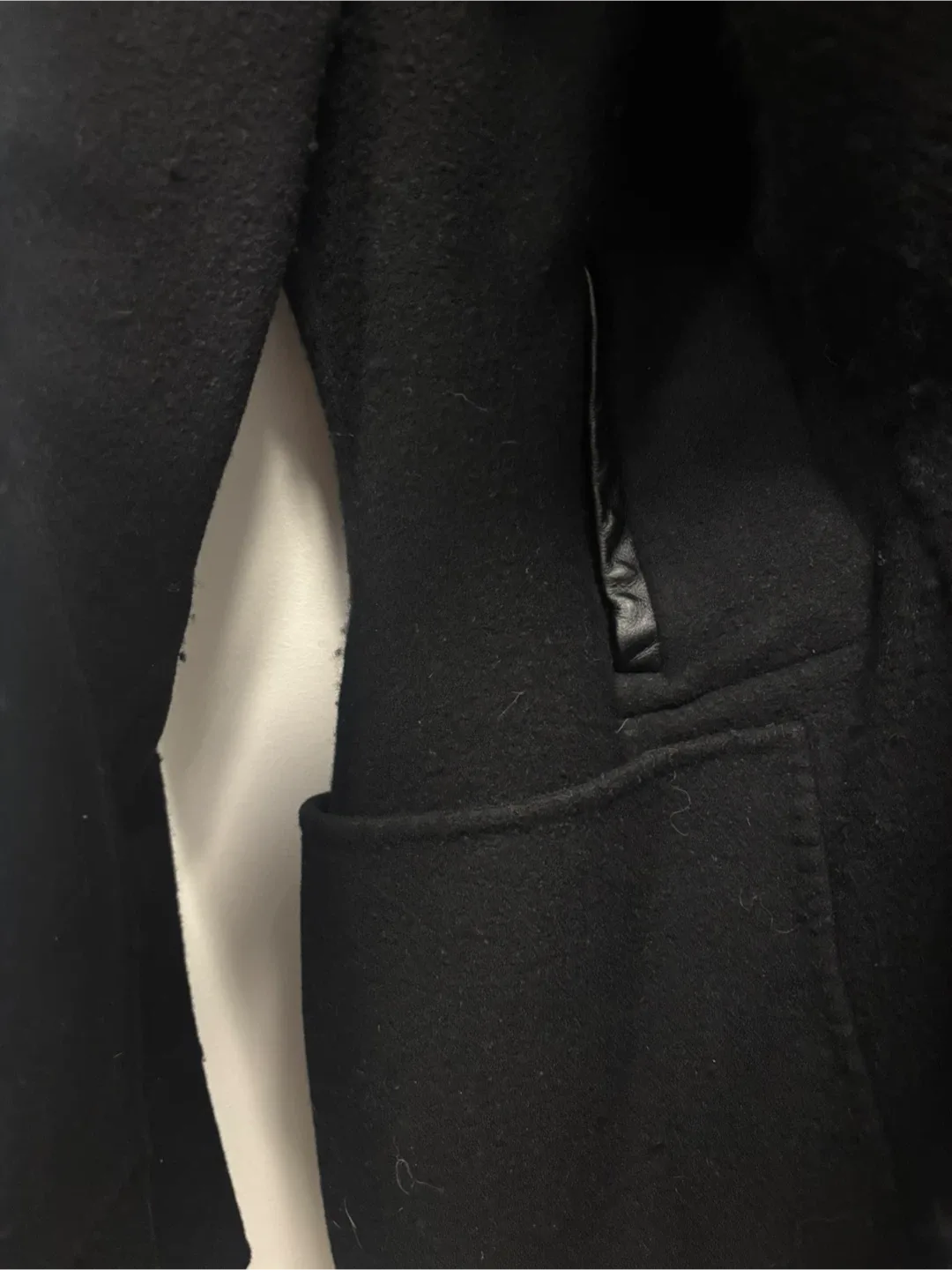 Wool Blend Black Coat image indicator(3)