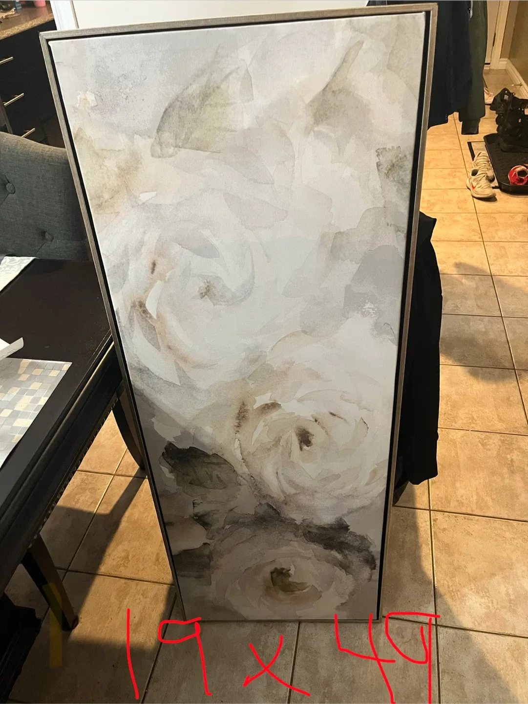 Floral Wall Art - 19x49 inches image indicator(2)