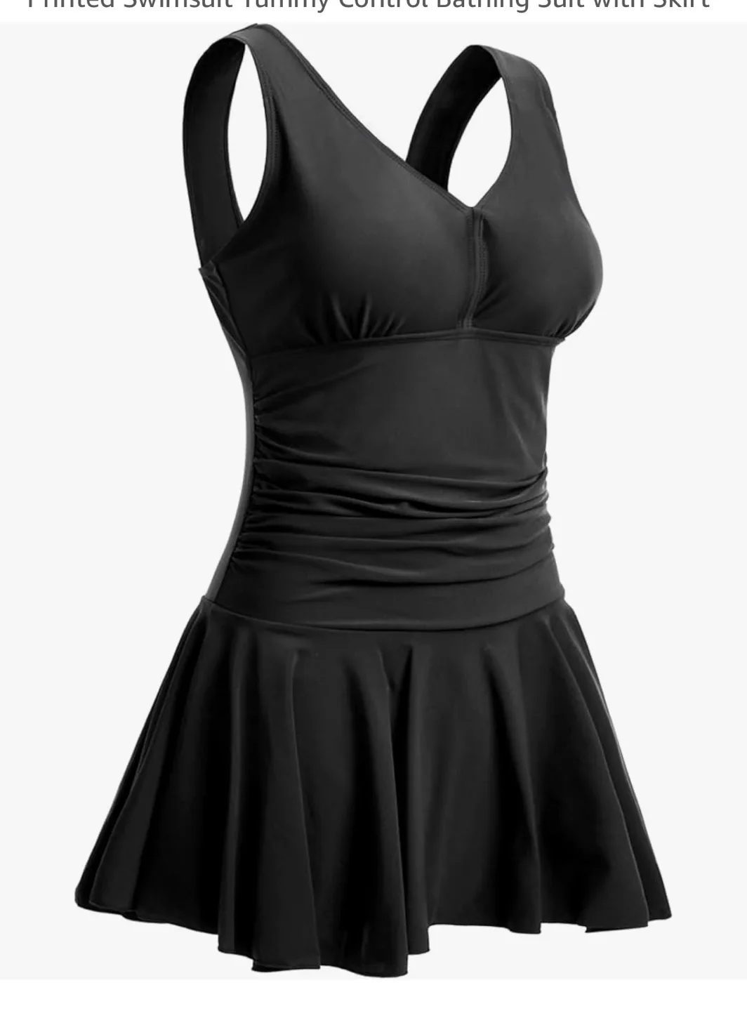Summer Mae Black Swimsuit Dress - Size 3XL image indicator(5)