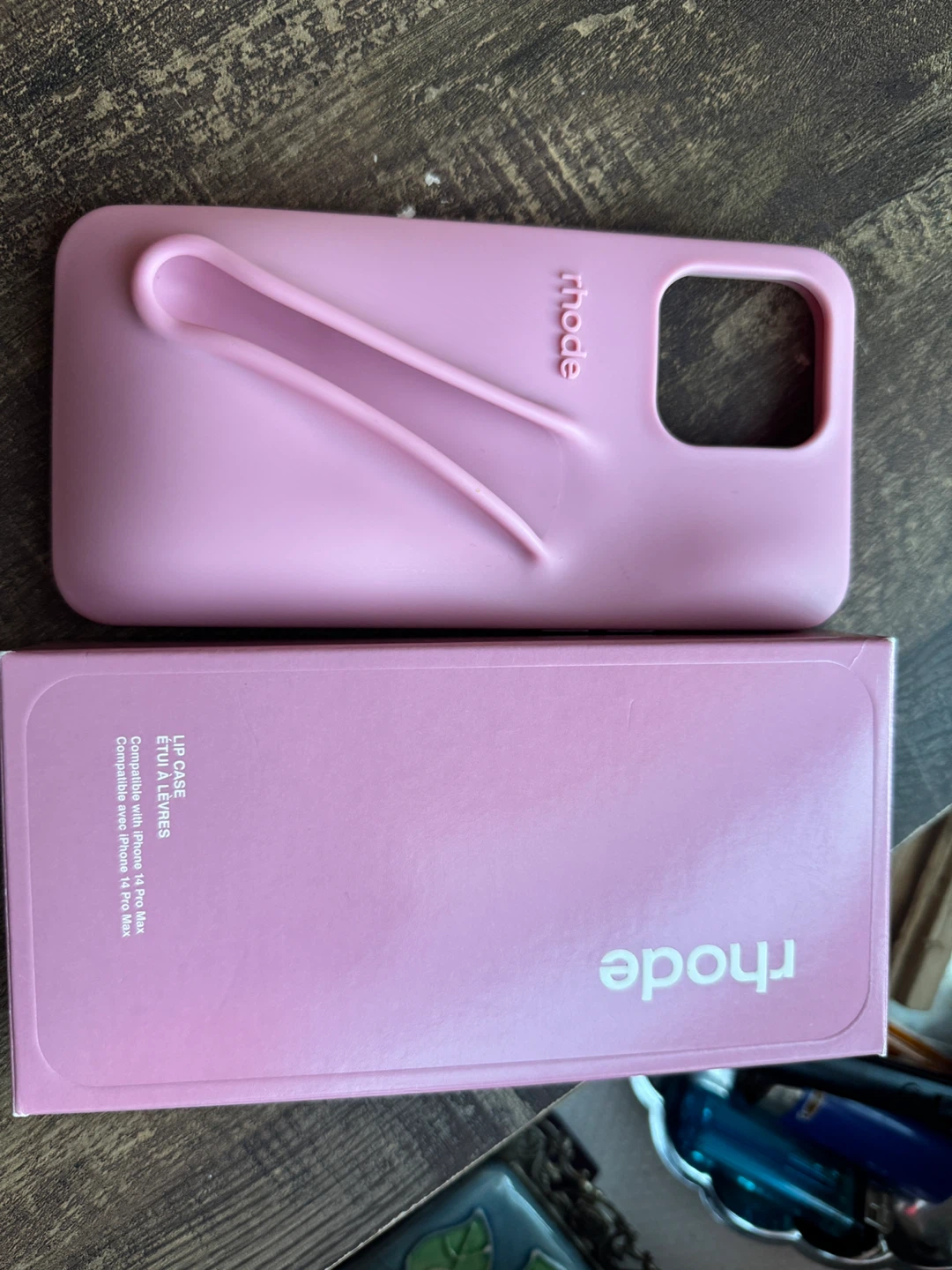 Authentic Rhode  Lip Case iPhone 14 Pro Max in color Ribbon