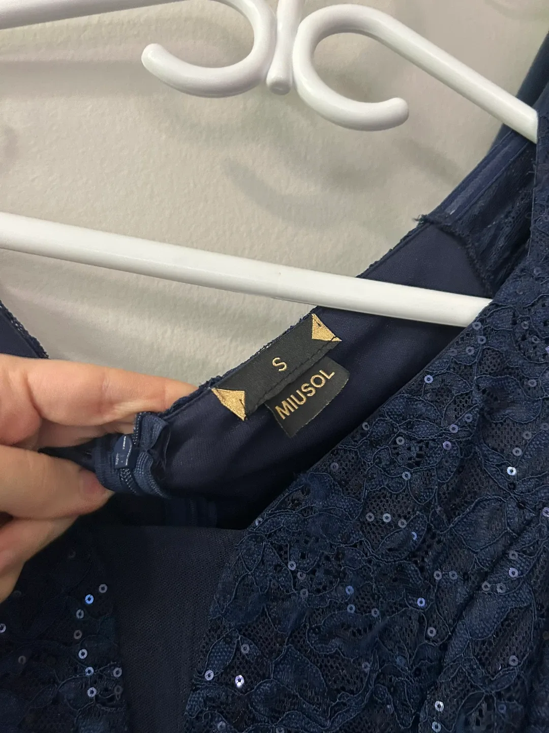 Miusol Navy Blue Dress - Size S image indicator(3)