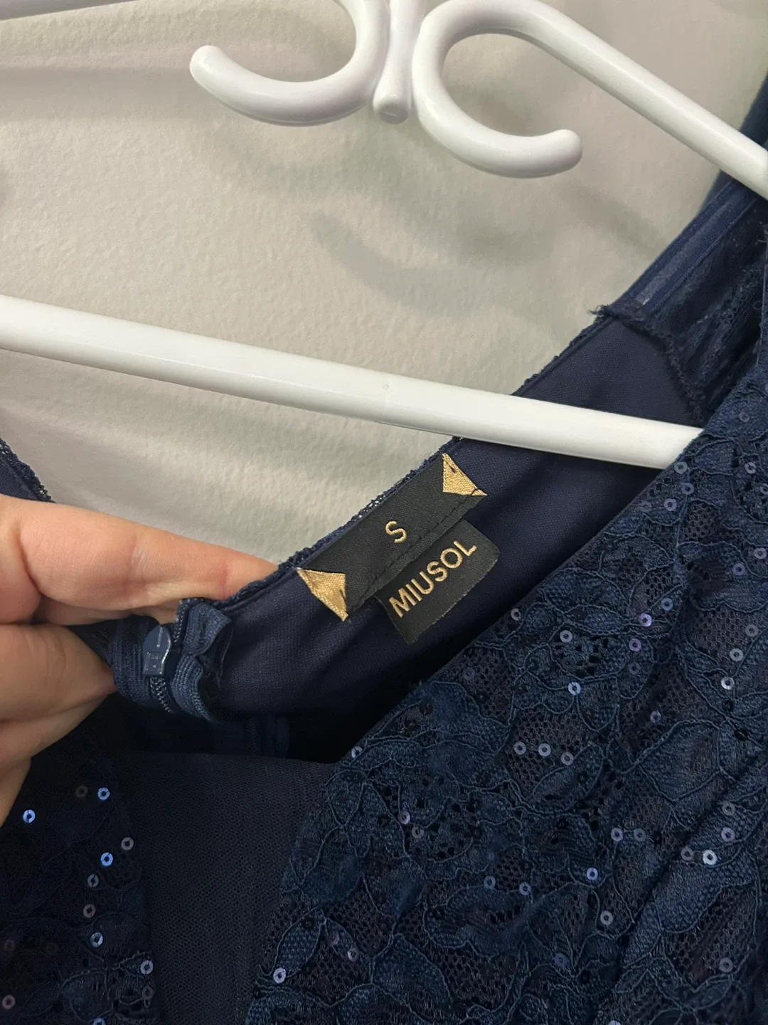 Miusol Navy Blue Dress - Size S image indicator(2)