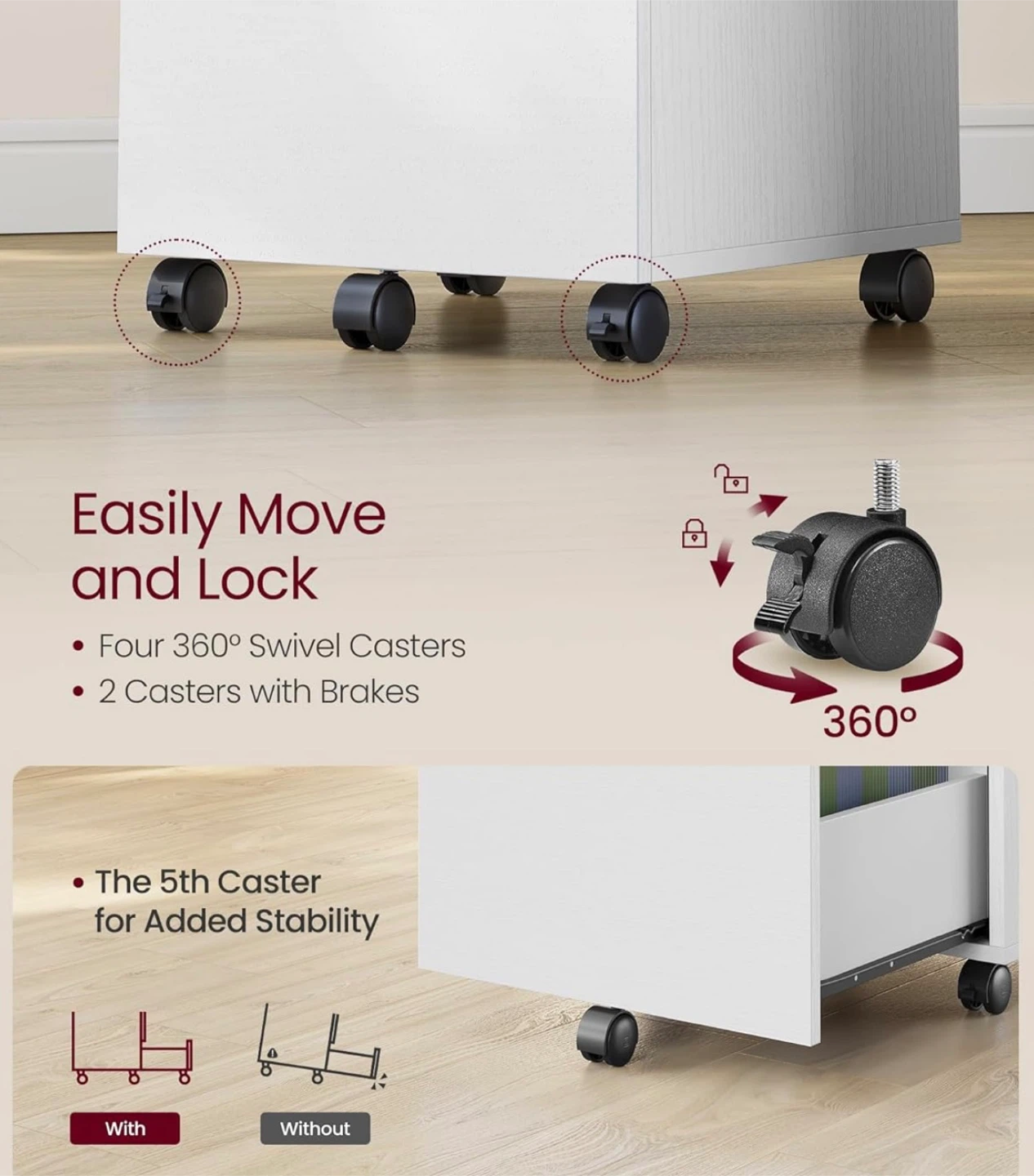 2- Drawer File Cabinet - photo 4