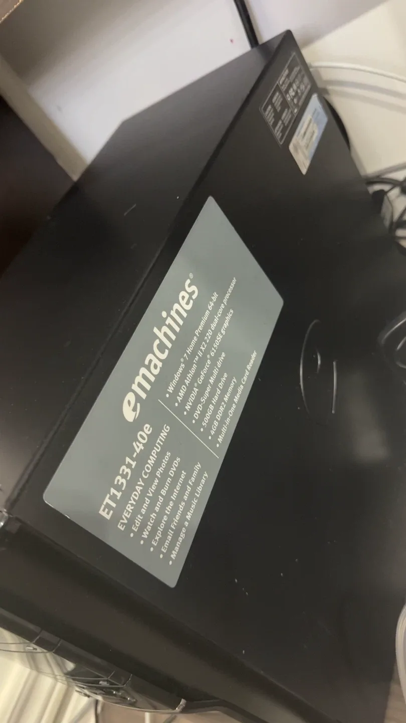 Sony Monitor & eMachines Desktop PC image indicator(6)