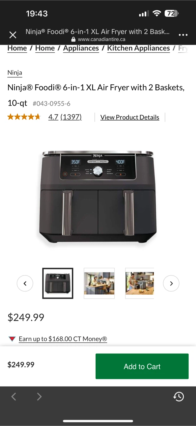 Very new Ninja XL Air Fryer - photo 3