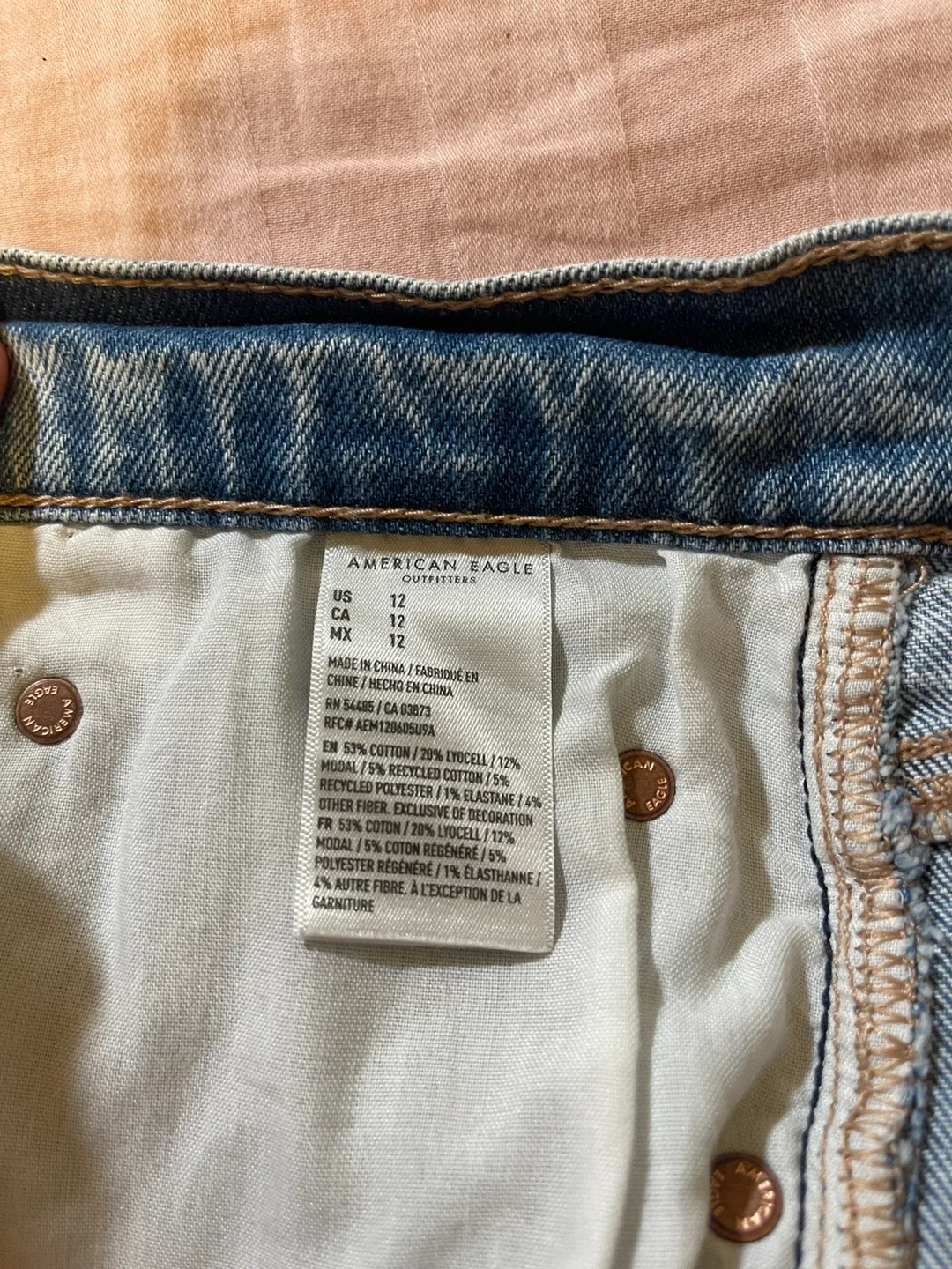 American Eagle Denim Shorts - Size 12 image indicator(5)