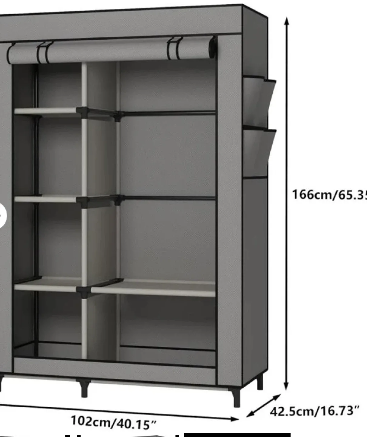 Calmootey Portable Closet Organizer image indicator(2)