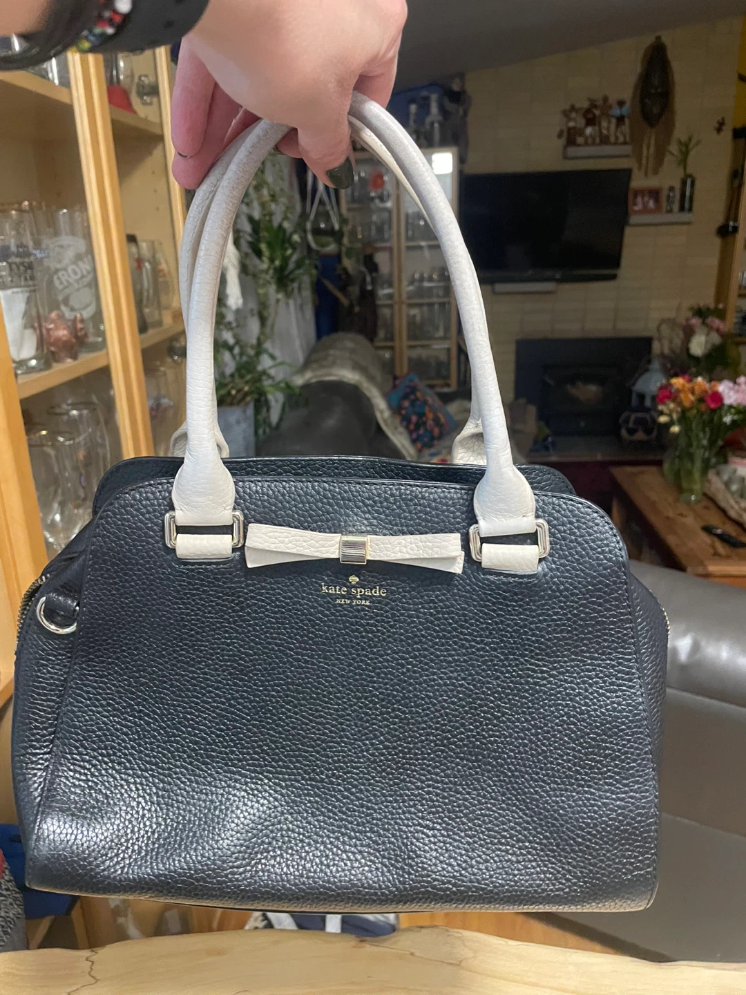 Kate Spade Black Leather Satchel