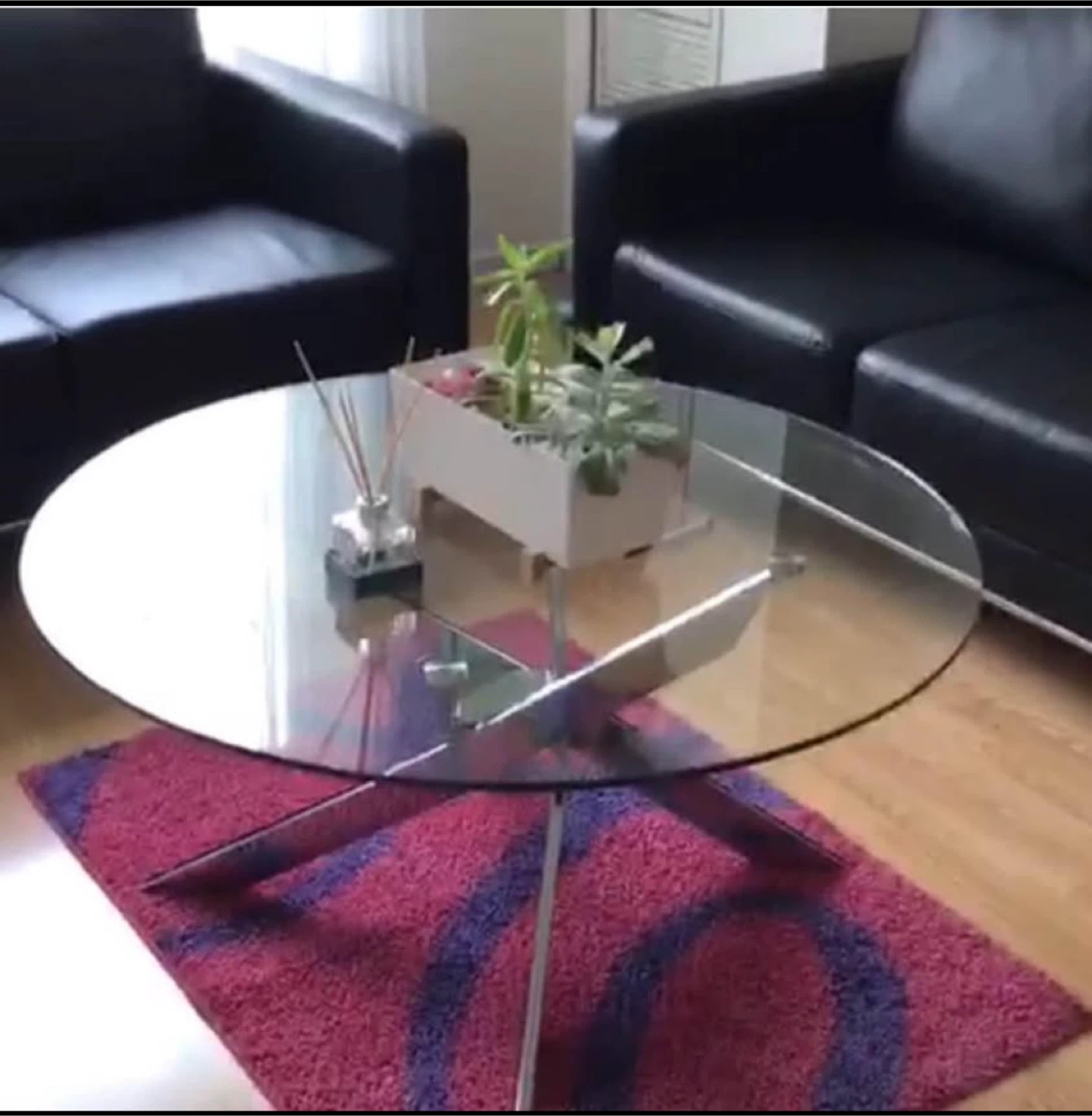 Glass Top Coffee Table