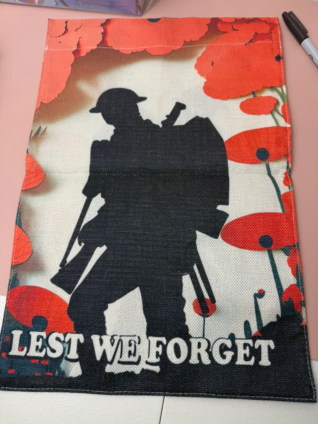 Lest we forget fabric - photo 2