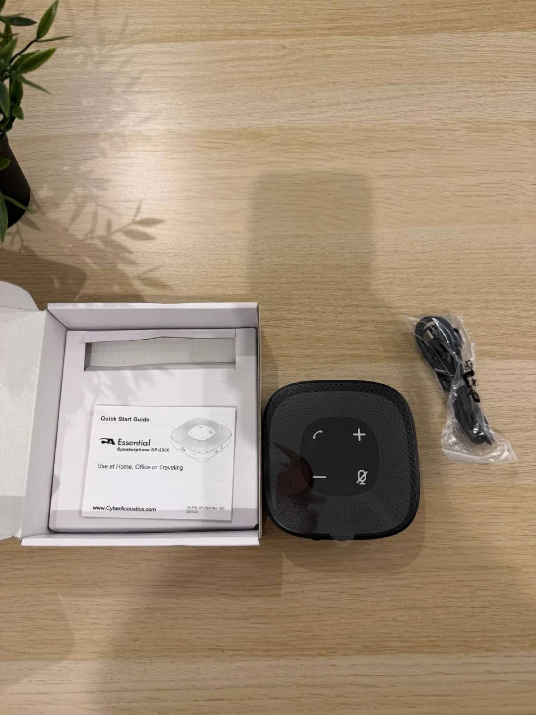 Cyber Acoustics Essential Speakerphone SP-2000 image indicator(2)