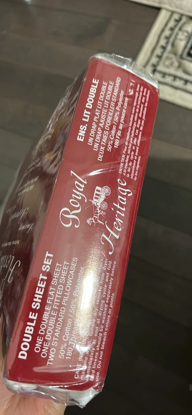 Royal Heritage Double Sheet Set - New image indicator(3)