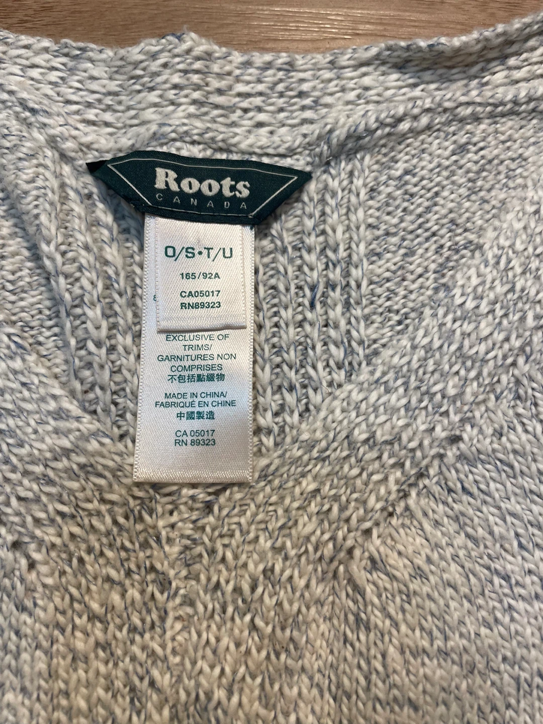 Roots Canada Knit Poncho - One Size