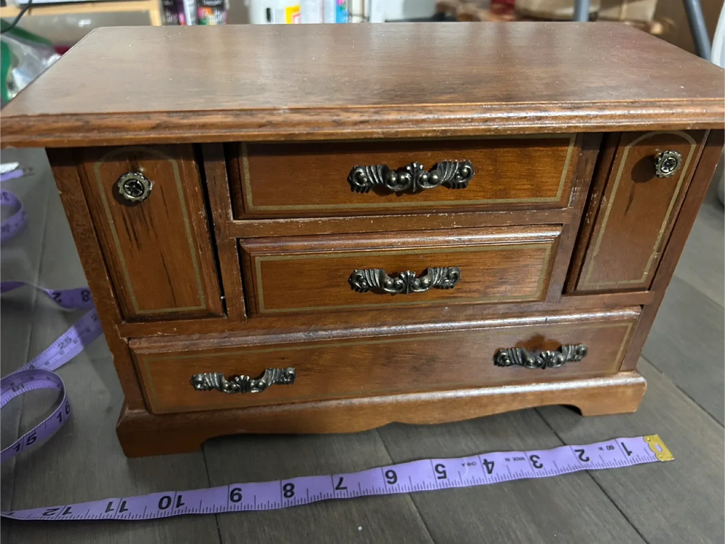 Wooden Jewellery Box with Drawers image indicator(8)