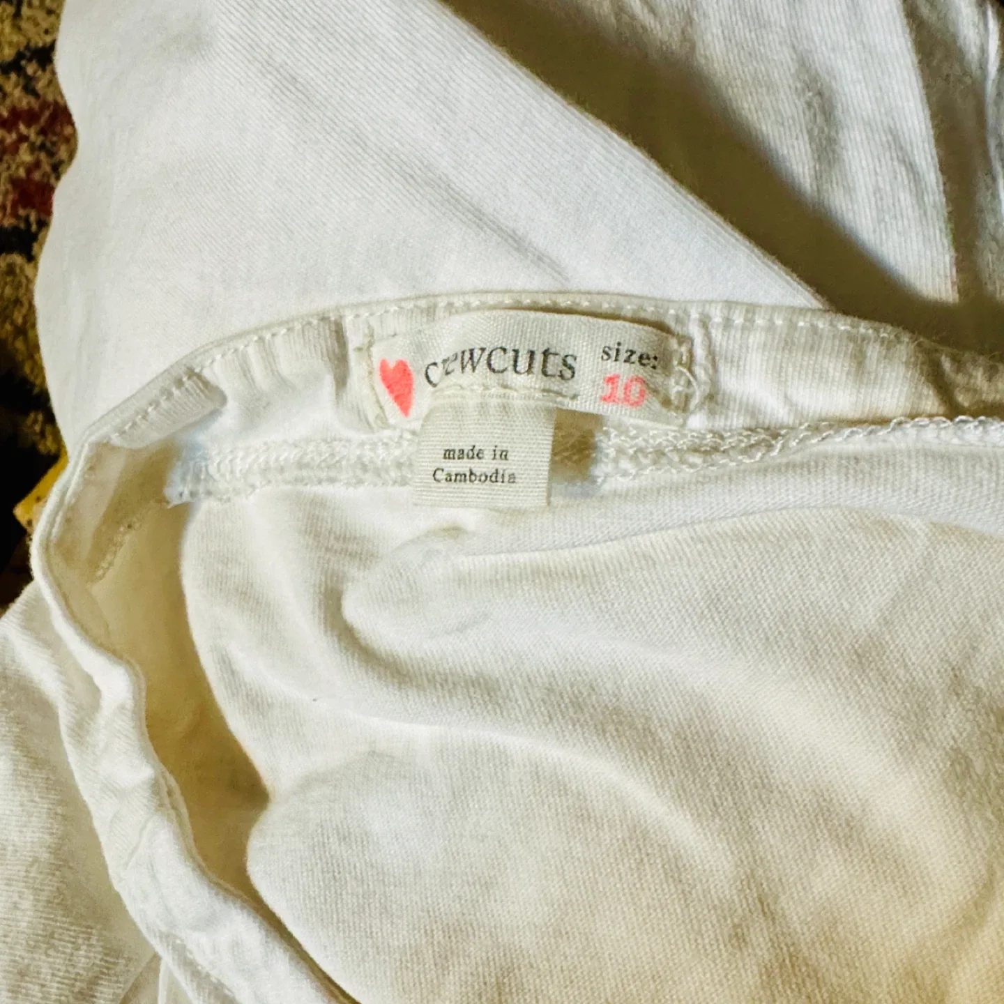 crewcuts off- White Long Sleeve Shirt - Size 10 image indicator(4)