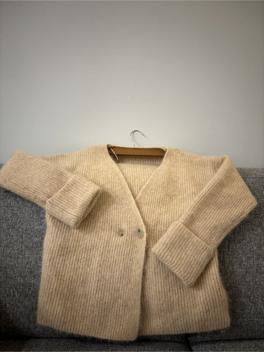 Zara Wool Blend  Cardigan - Size Small image indicator(2)