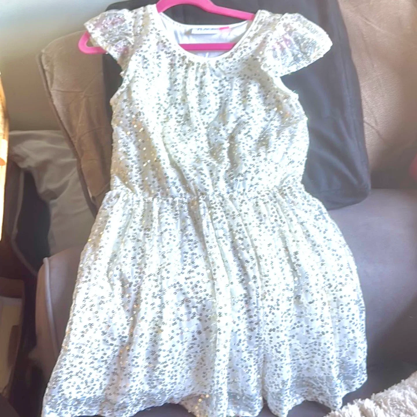 Children's Place Sequin Dress - Size 7/8 thumbnail