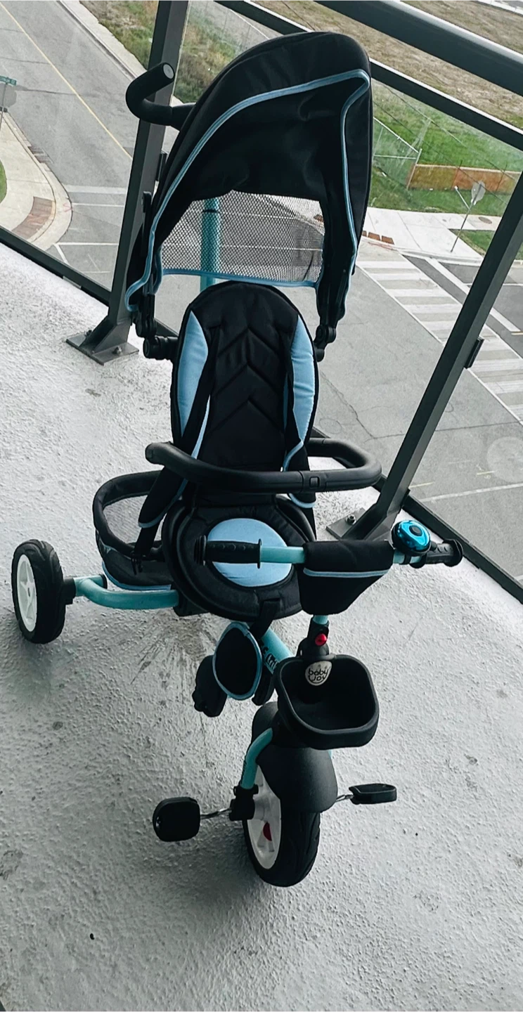 babyjoy 6-in-1 Tricycle - Black - photo 4