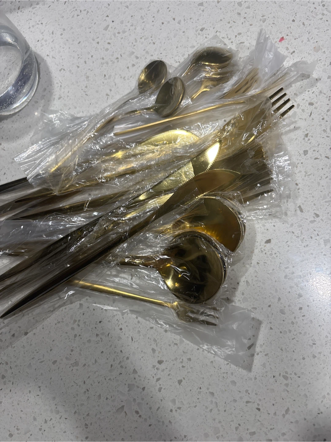 30-Piece Golden Cutlery Set - New - photo 3