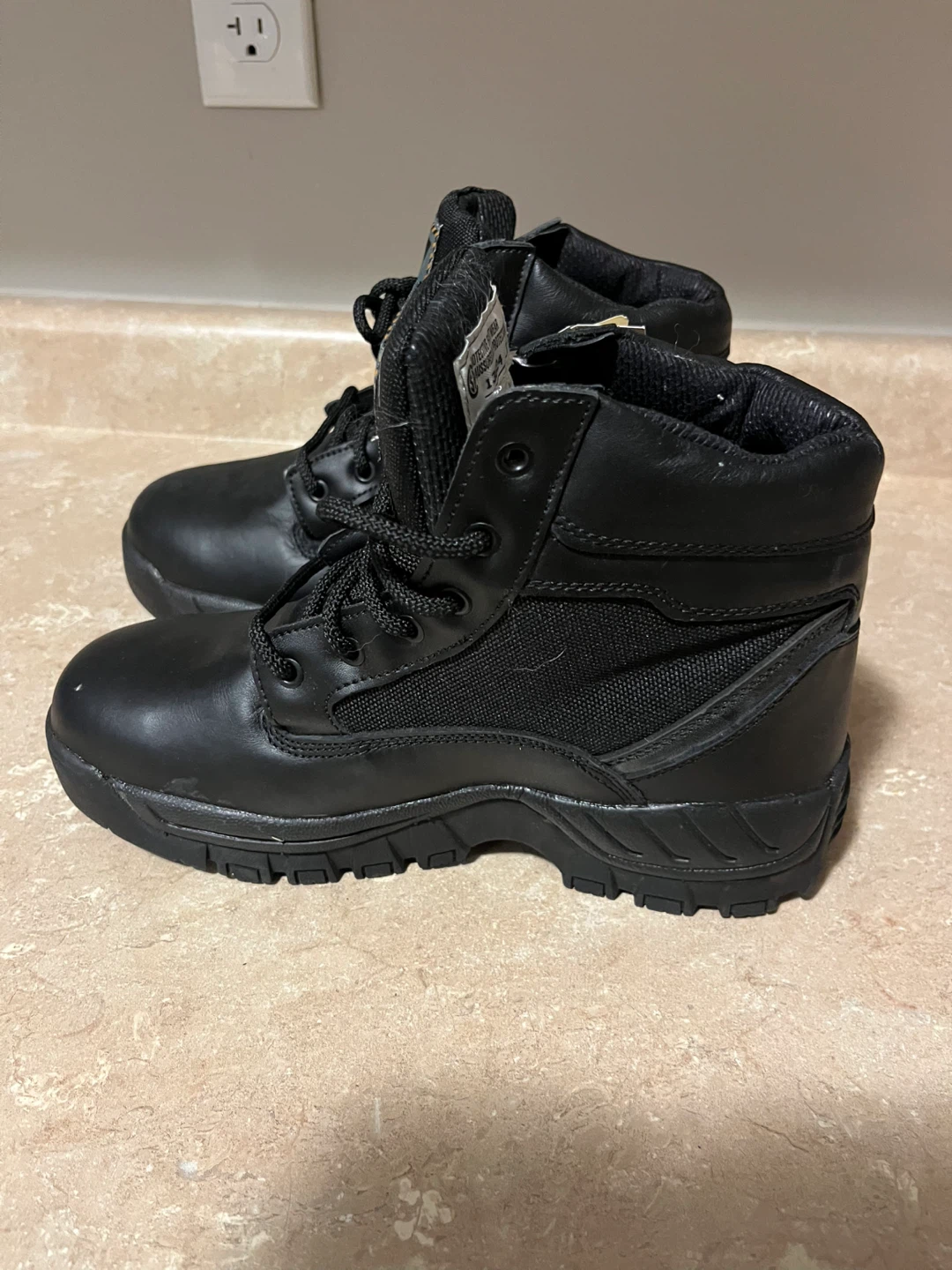 Viper Thinsulate Black Work Boots - Size 6.5 - photo 3