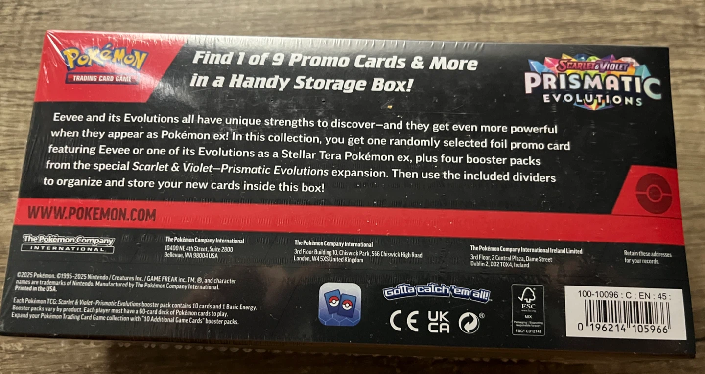Pokemon Prismatic Evolutions Surprise Box (NEW) - photo 2