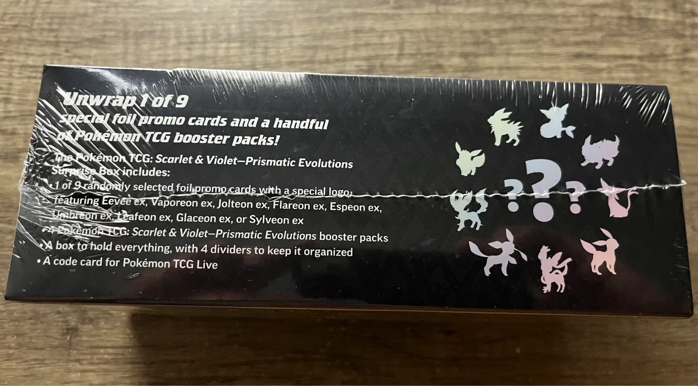 Pokemon Prismatic Evolutions Surprise Box (NEW) image indicator(4)