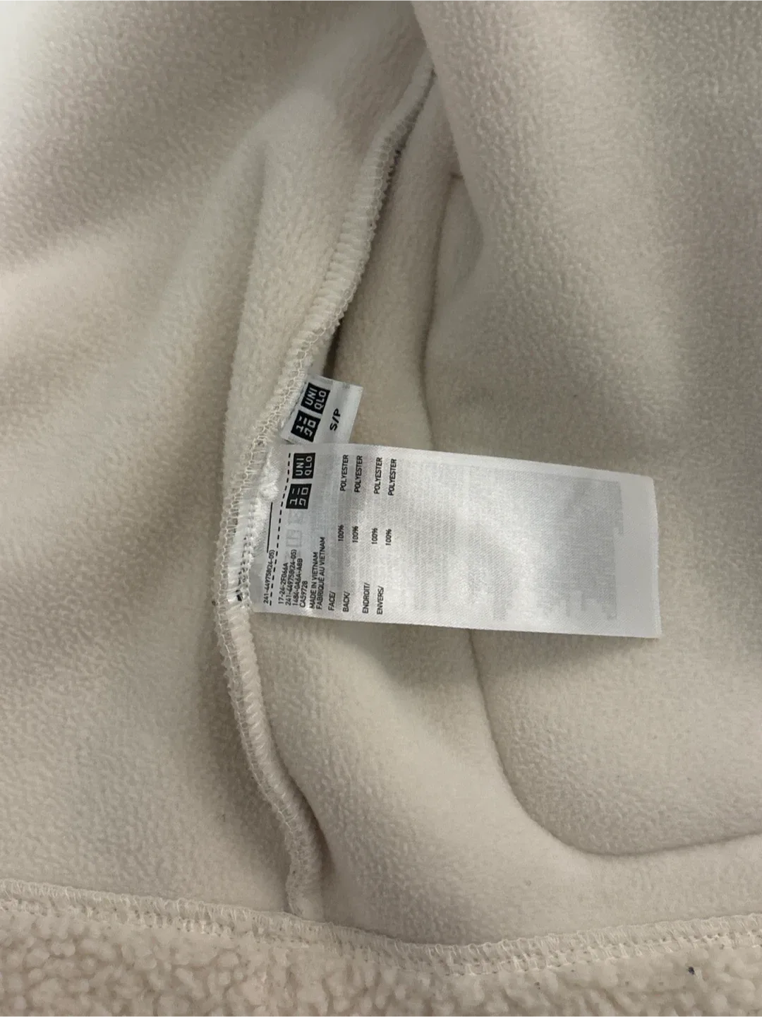 Uniqlo Fluffy Yarn Fleece Cropped Jacket - S image indicator(2)