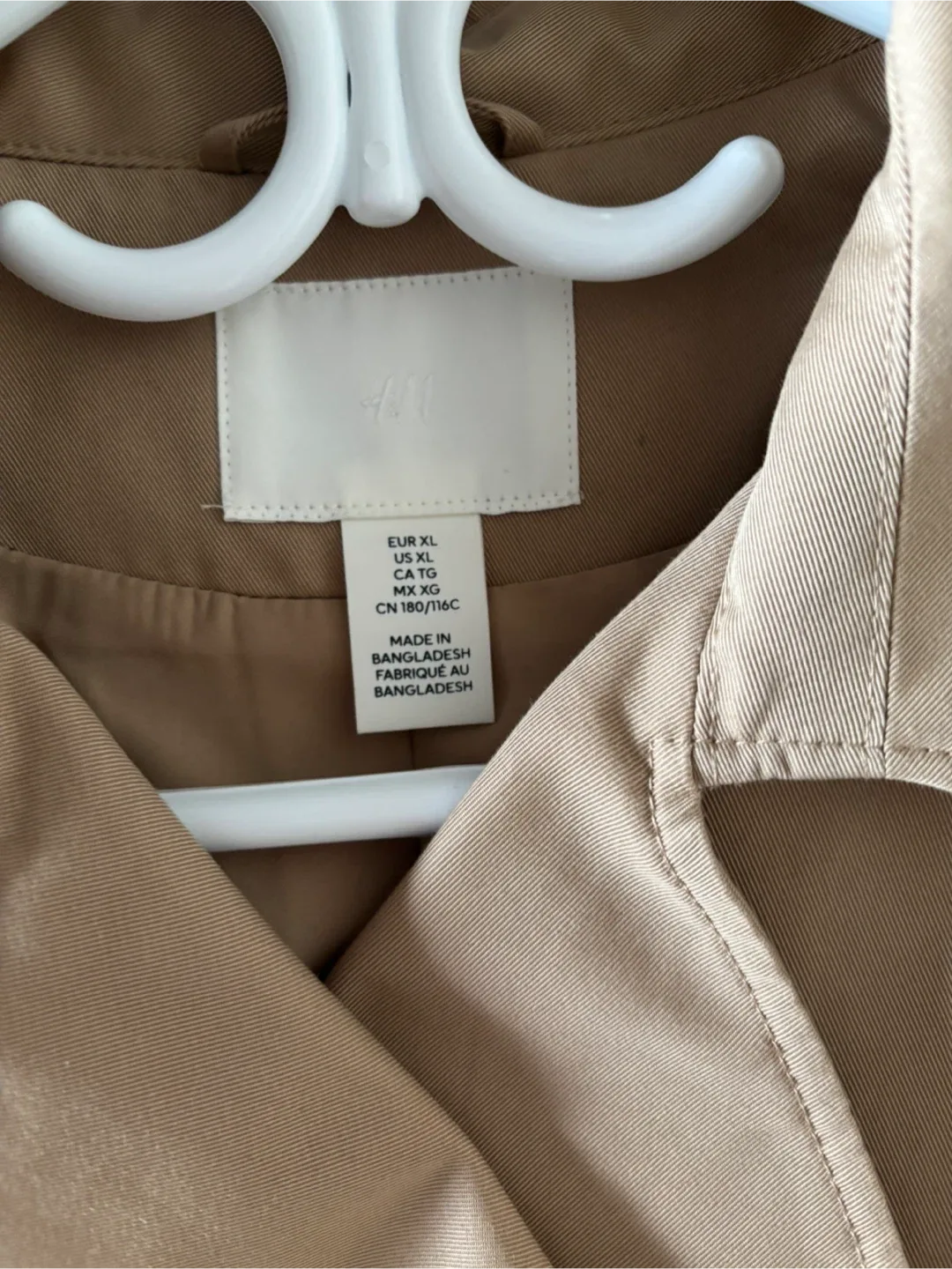 Cropped H&M Trench Coat image indicator(2)