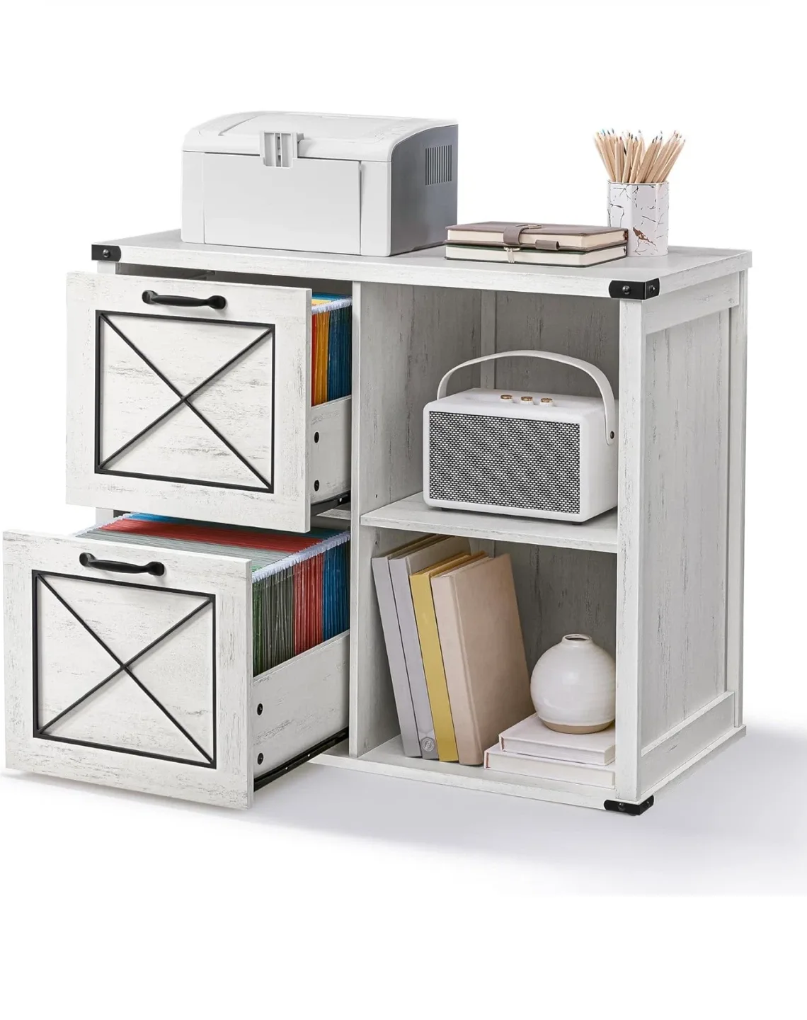 Lateral File Cabinet, Filing Cabinet with 2 Drawers