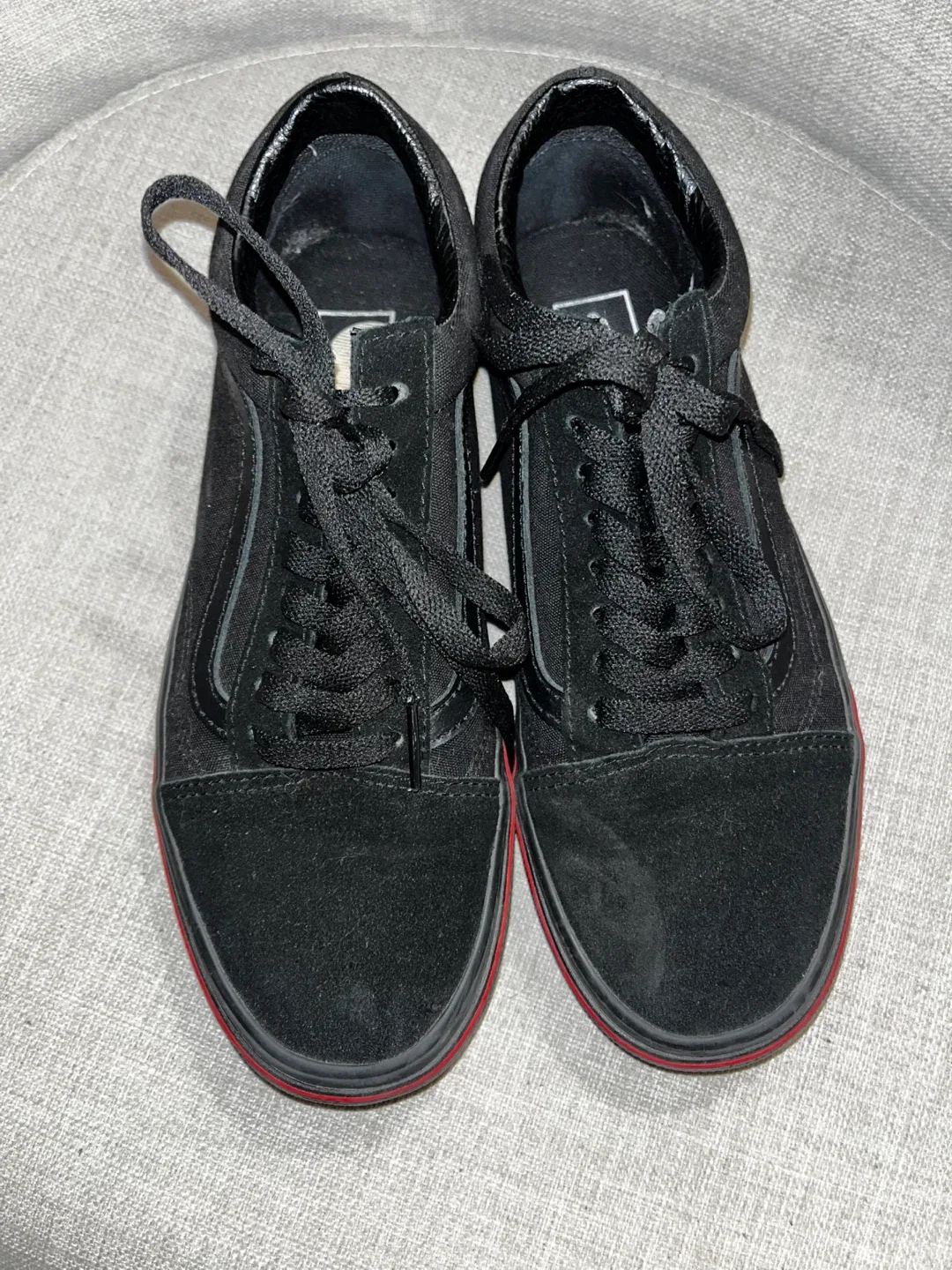 Vans Old Skool Flame Wall Black Sneakers - Size 7 image indicator(2)