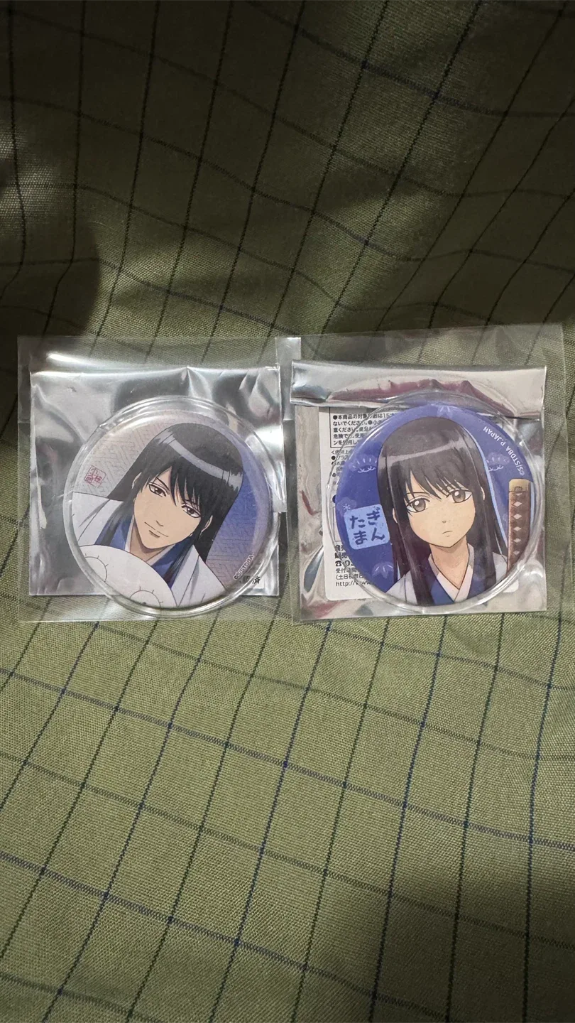 Gintama Kotaro Katsura Badges thumbnail