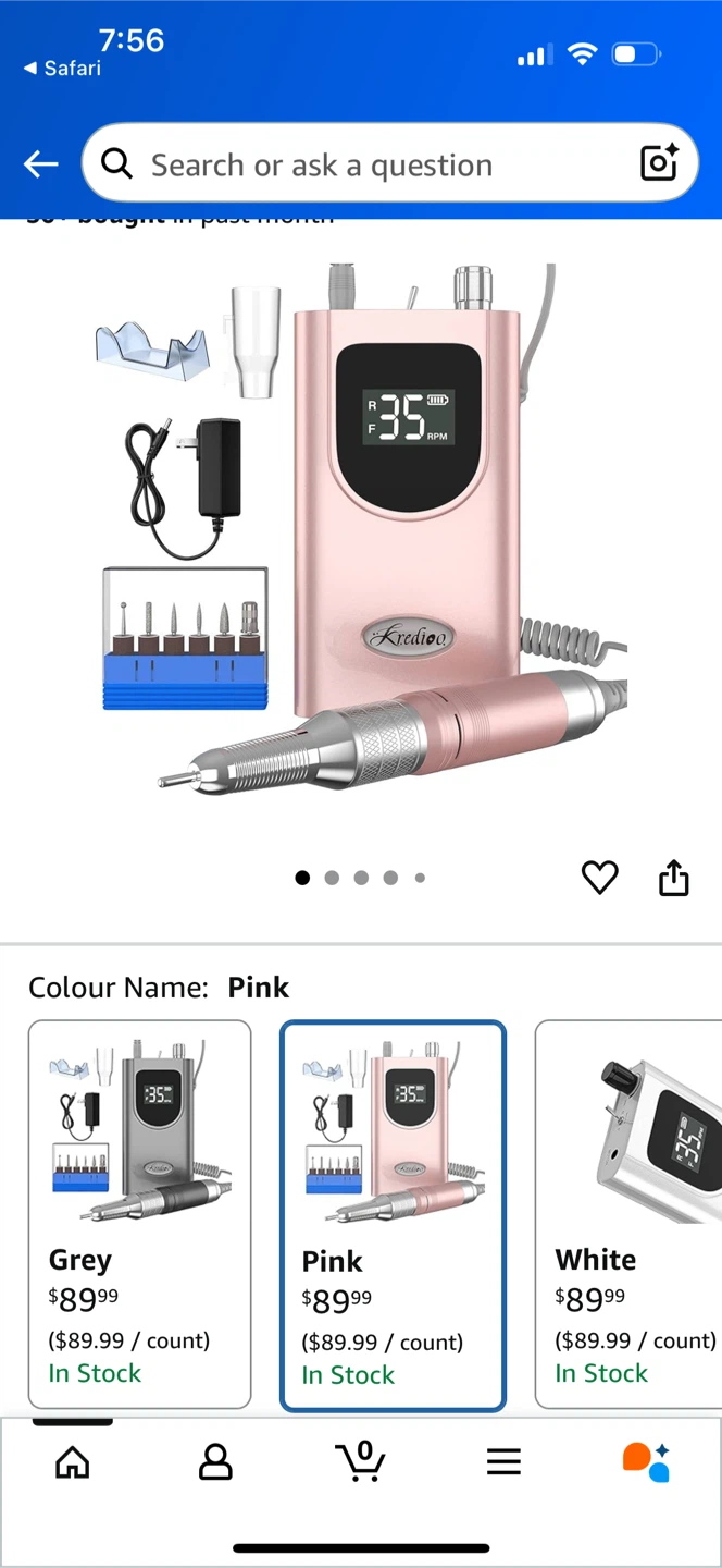 Kredioo Nail Drill Machine - Pink - photo 3