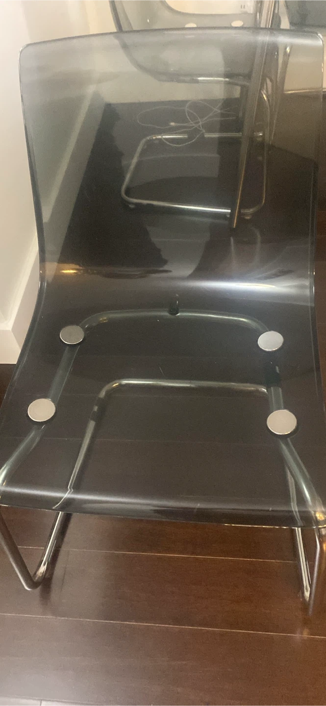 Glass Top Dining Table with Chairs - photo 2