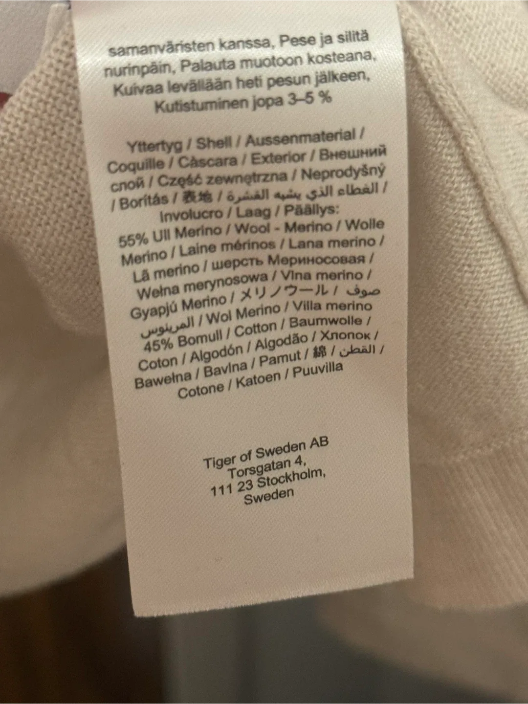 Tiger of Sweden Tern Sweater - Merino-Cotton Blend, Size L image indicator(5)