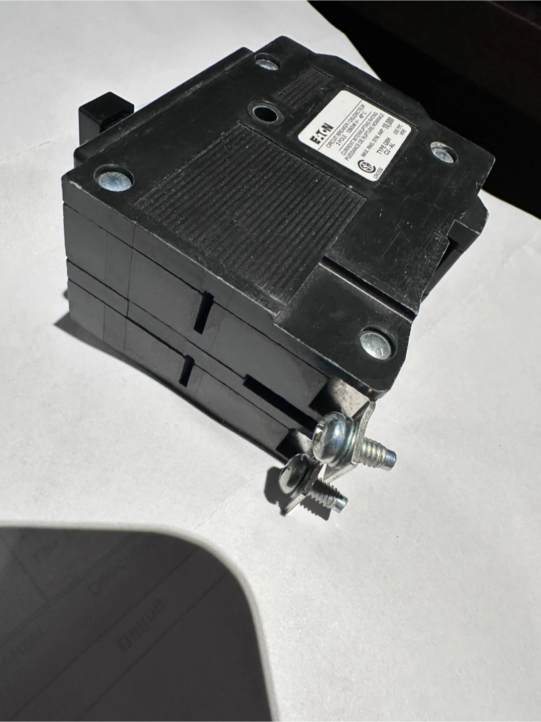 Eaton 2-Pole 50A Circuit Breaker - photo 2