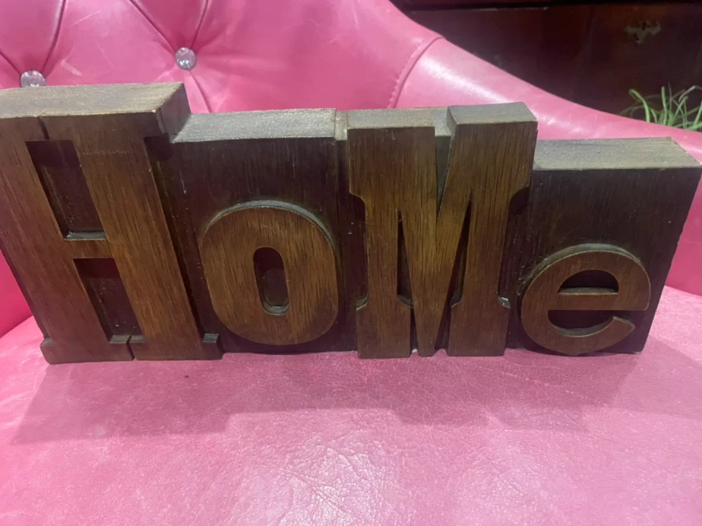 Wooden 'HOME' Decoration image indicator(3)