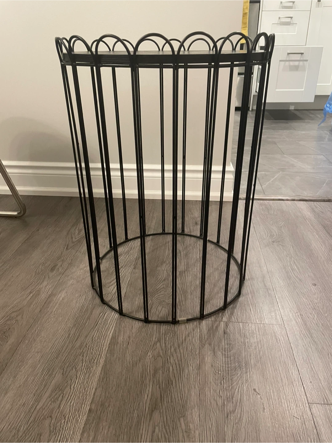2 Black Metal Side Table - photo 2