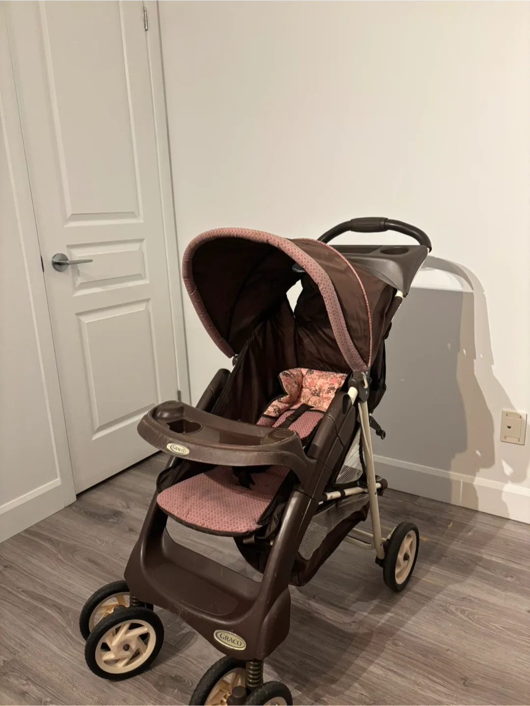 Graco Stroller - Brown & Pink