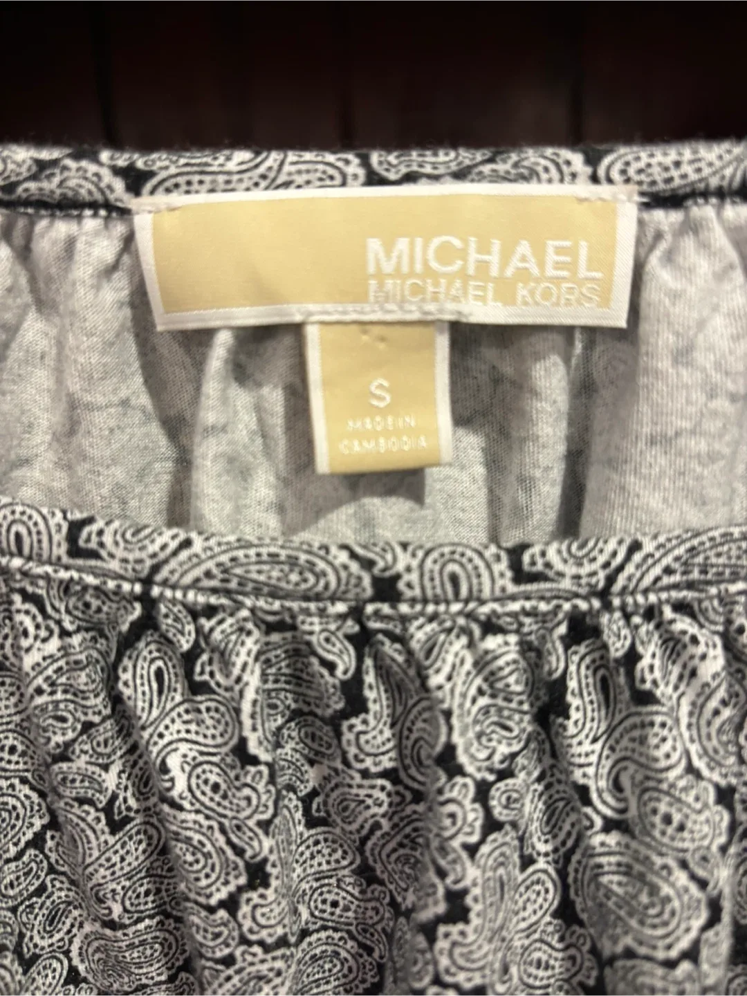 Michael Kors Paisley Blouse - Size S image indicator(3)