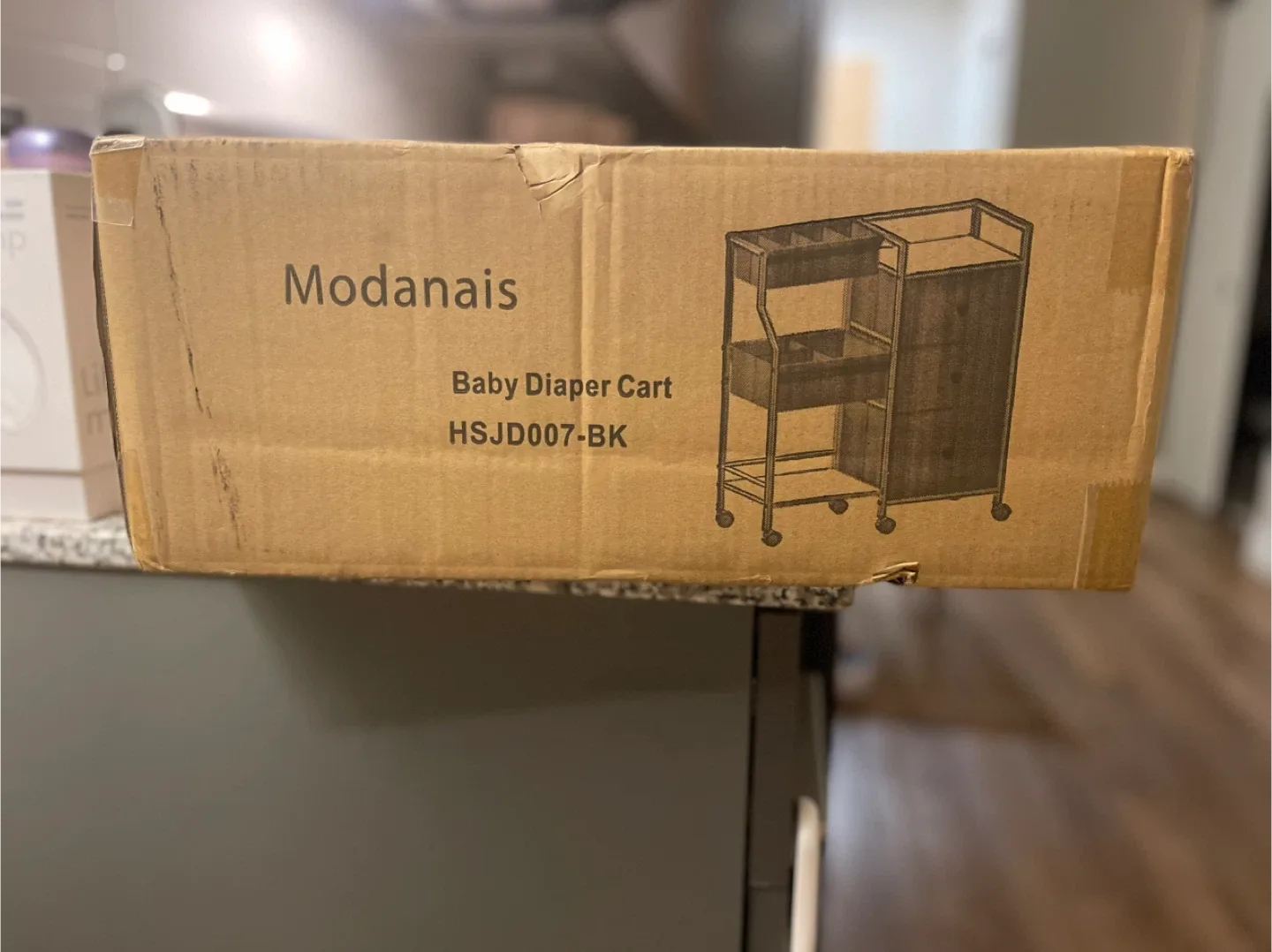 Modanais Baby Diaper Cart - Like New image indicator(3)