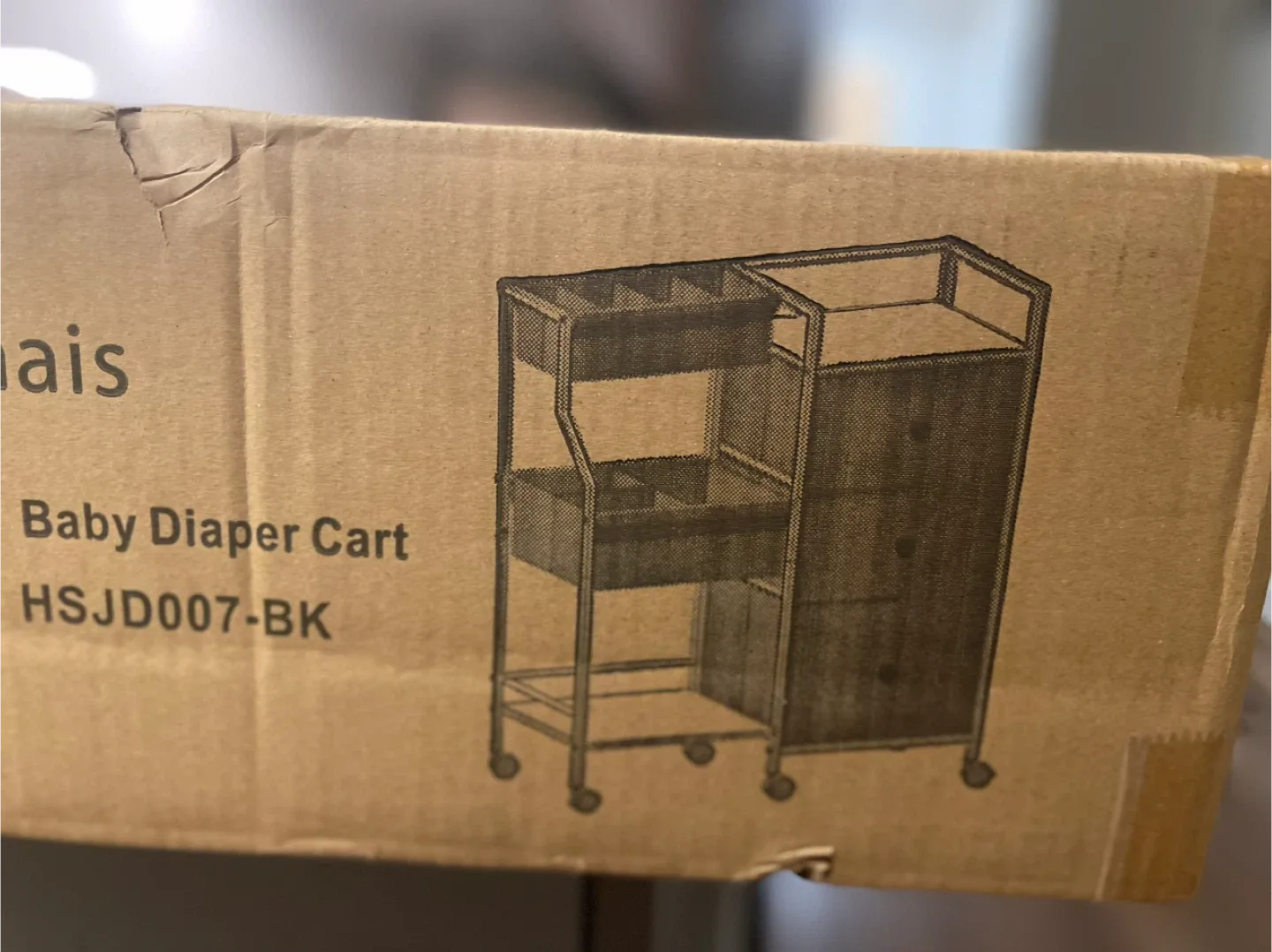 Modanais Baby Diaper Cart - Like New image indicator(4)