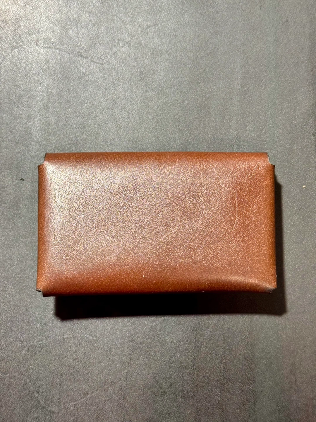 Brown Leather Card Holder - photo 2