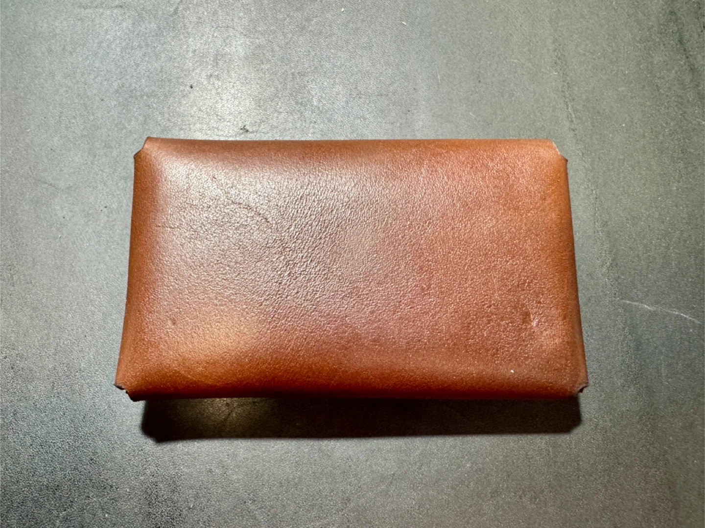 Brown Leather Card Holder - photo 2