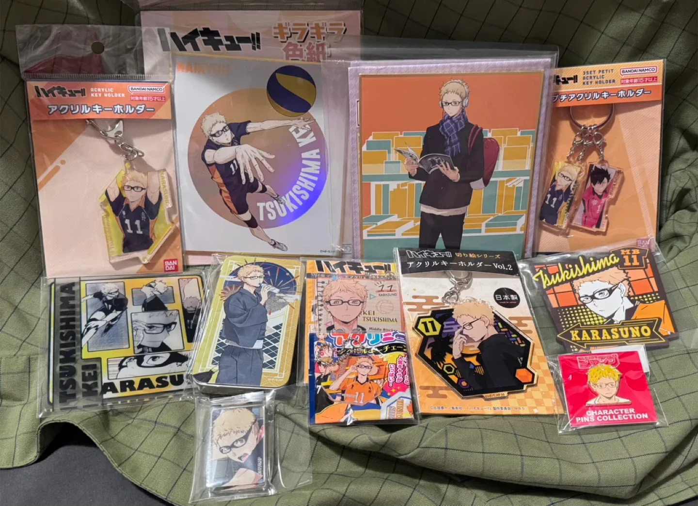 Haikyuu!! Tsukishima Kei Anime Merch - NEW thumbnail