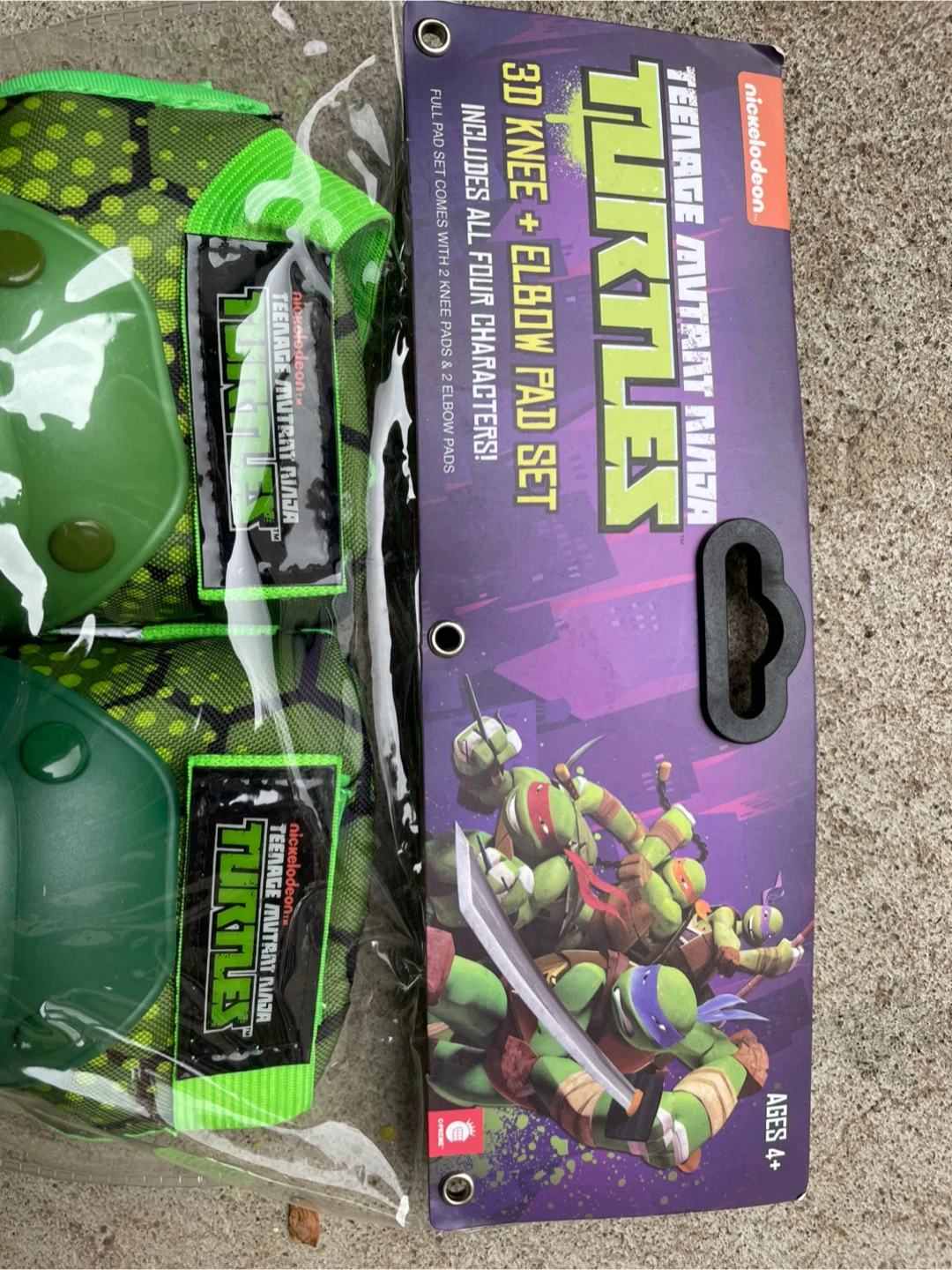 Teenage Mutant Ninja Turtles 3D Knee & Elbow Pad Set - photo 2