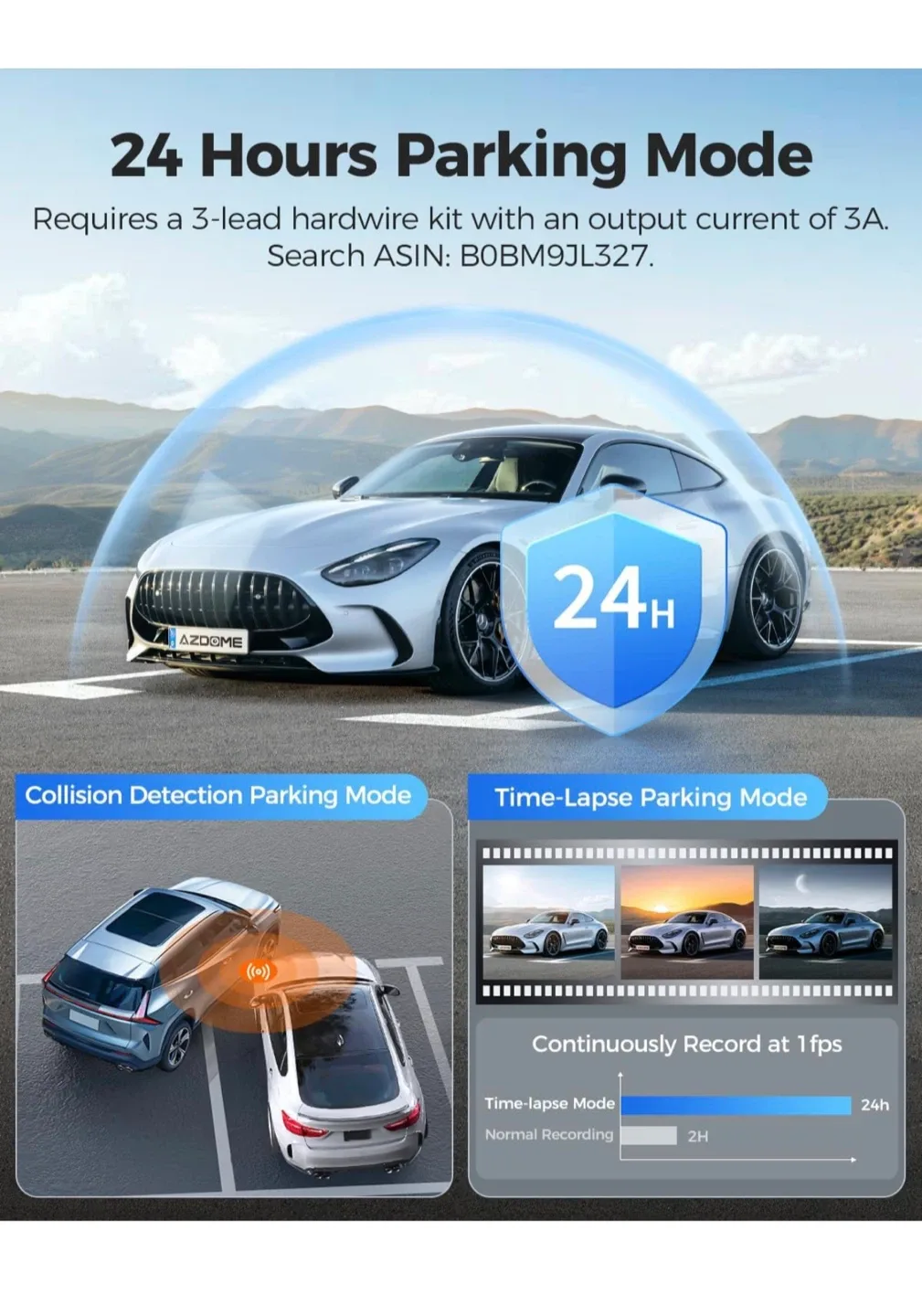 AZDOME PG17 12" 4K Dash Cam - Like New! image indicator(8)